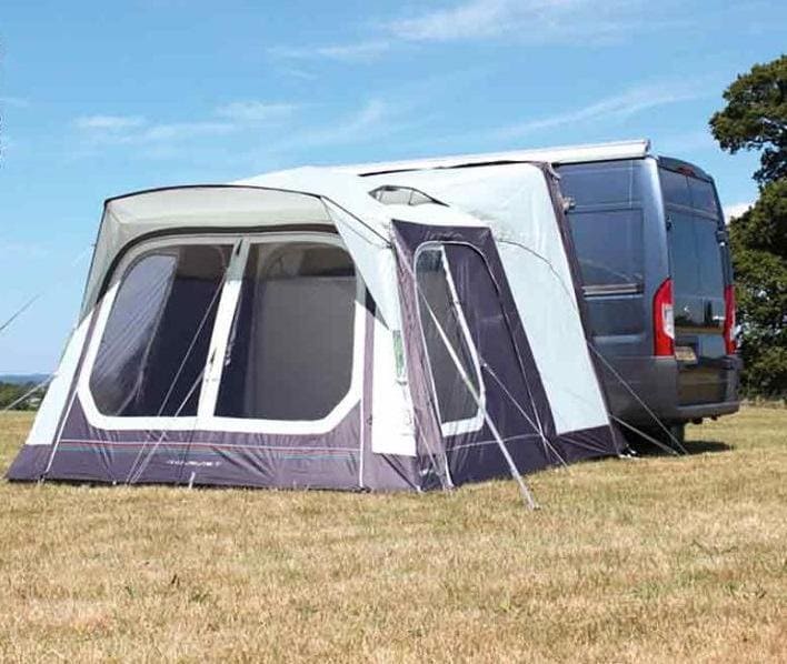 Oppblåsbart bobilfortelt Movelite 1 Air 180-255cm sett forfra