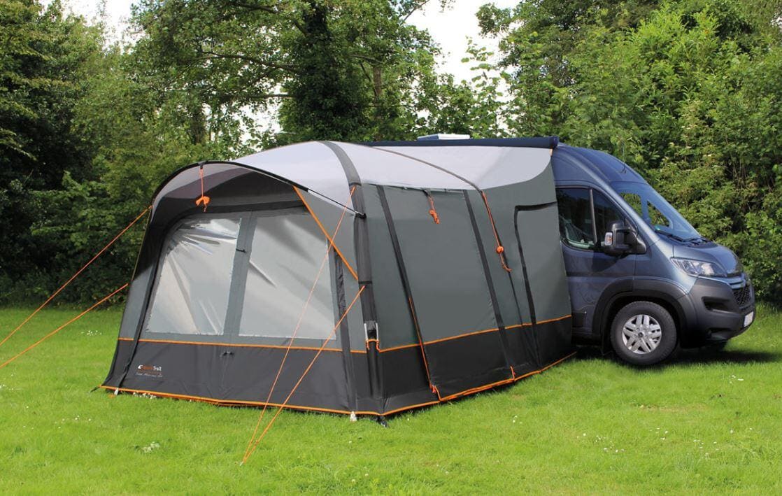 Oppblåsbart bobilfortelt Portofino RV Air 250x235 cm foran