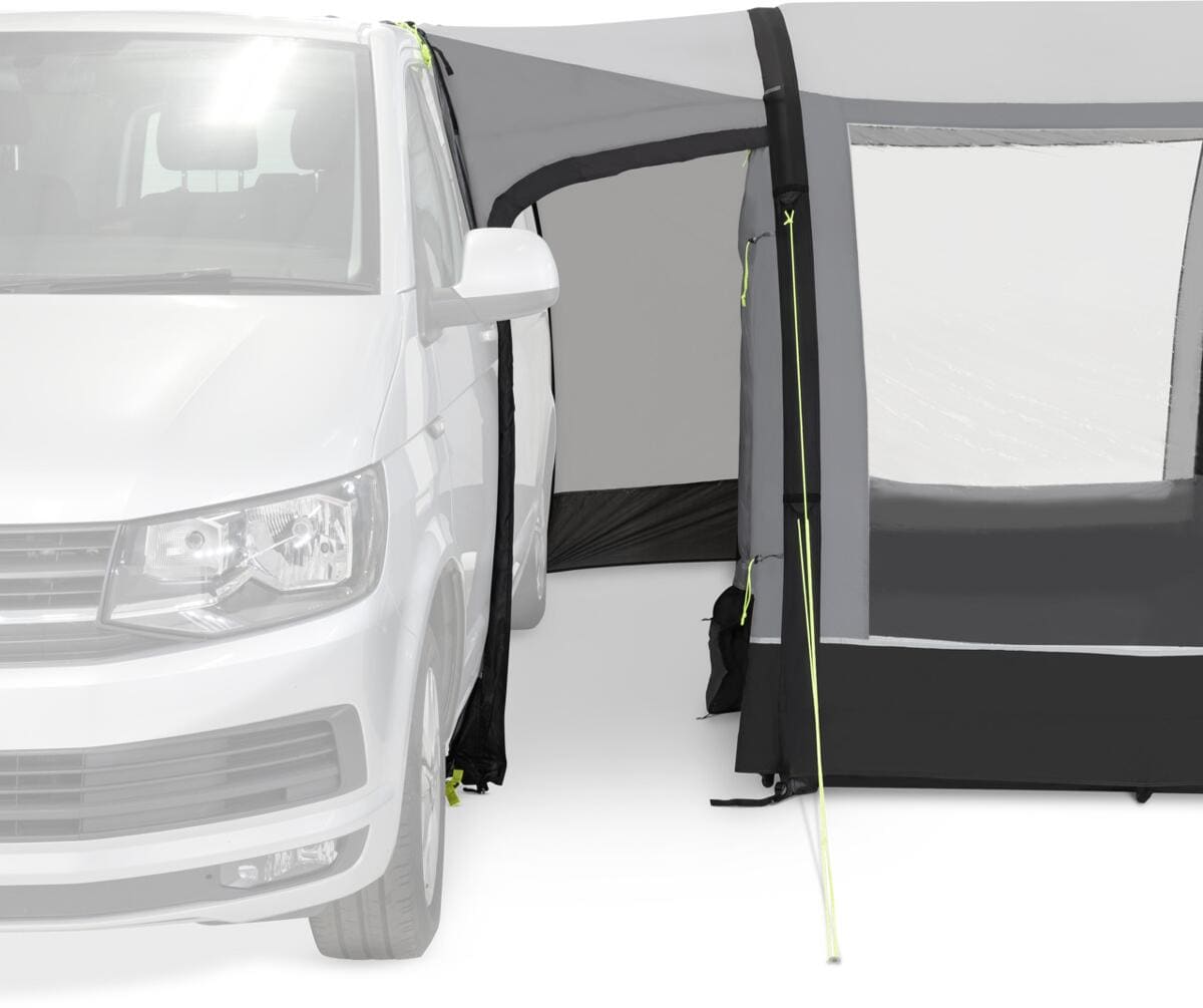 Nærbilde av materialet Weathershield 68D på Oppblåsbart bussfortelt Action AIR 290x360cm frittstående - Kampa