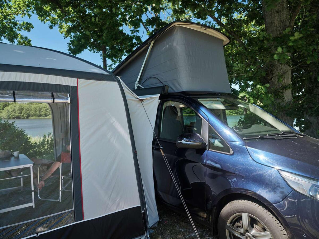 Oppblåsbart bussfortelt Air X-Tension i grå/anthracit farge