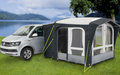 Oppblåsbart bussfortelt Club Air Pro DA 260 frittstående montert på campingplass