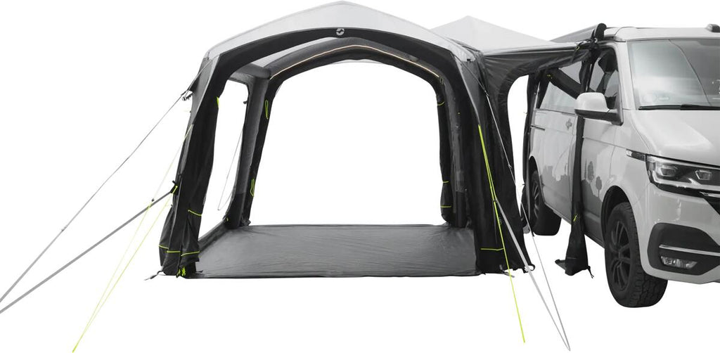 Oppblåsbart bussfortelt Cross PowerAir 265x250 cm m/sovekabinett - Outwell soveområde