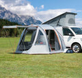 Oppblåsbart bussfortelt Picco Air 320x150 cm forfra
