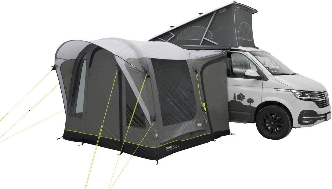Oppblåsbart bussfortelt Santa Monica Air 260x250 cm grått front