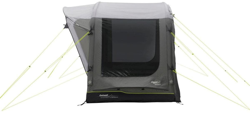 Oppblåsbart bussfortelt Santa Monica Air 260x250 cm grått montert ved bil