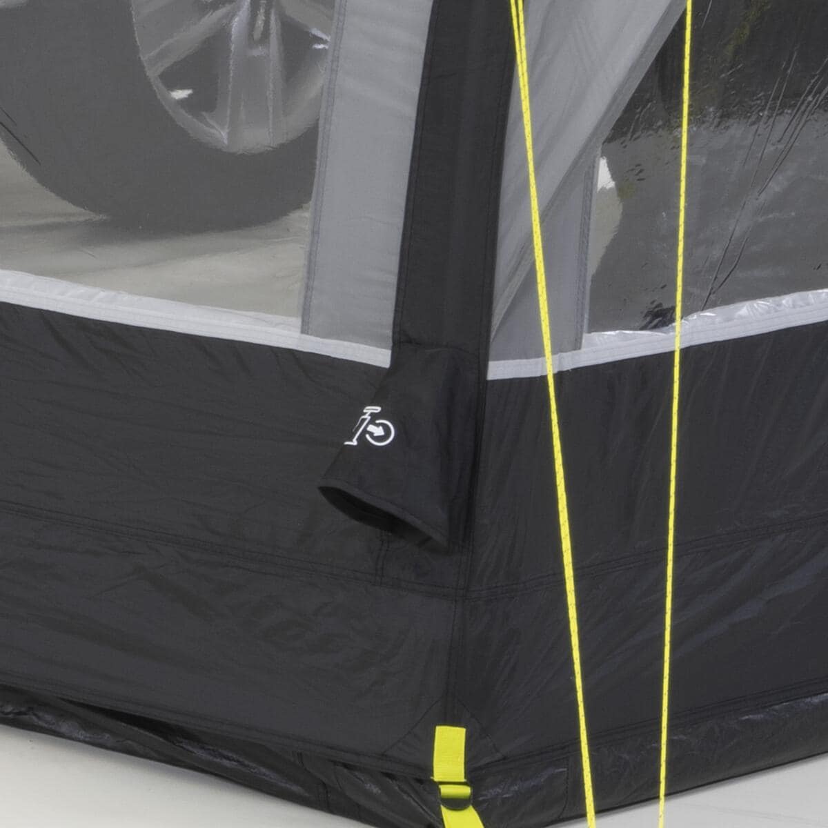 Detaljbilde av luftslangene på Oppblåsbart bussfortelt Sprint Air 280x155cm frittstående - Kampa