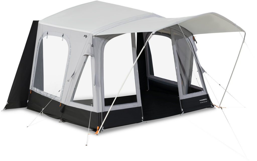 Detalj av oppblåsbart delfortelt Pop AIR Tour 340 for Eriba 3,4 m