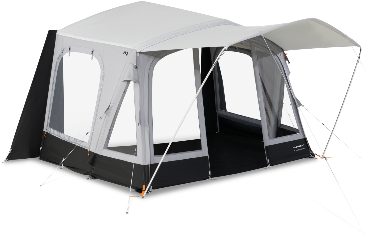 Detalj av oppblåsbart delfortelt Pop AIR Tour 340 for Eriba 3,4 m