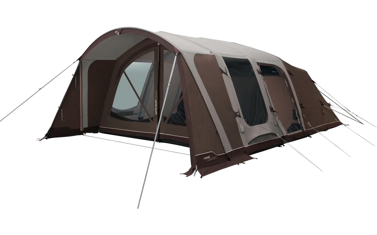 Oppblåsbart familietelt Alabama 6 Air TC for 6 personer - Outwell sett fra siden med sidedør