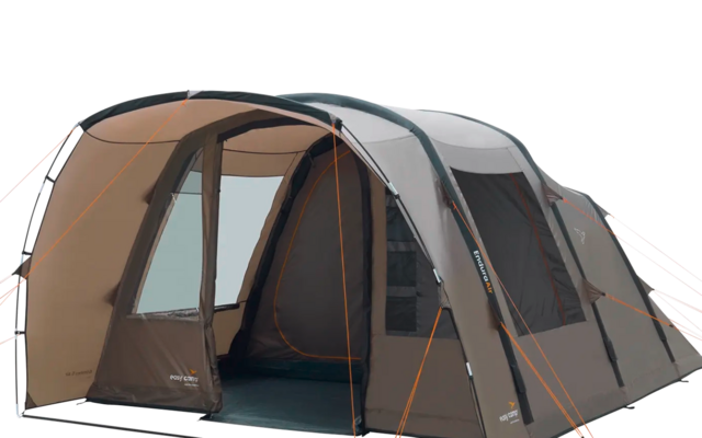 Oppblåsbart familietelt Brimnes 5 Air 5 personer 3000 mm - Easy Camp pakket i bærebag