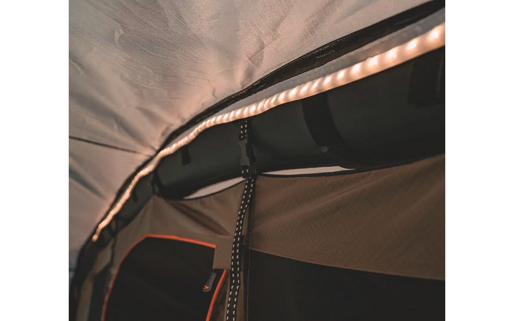 Oppblåsbart familietelt Kullen 6 Air 6 personer 3000 mm - Easy Camp sett bakfra
