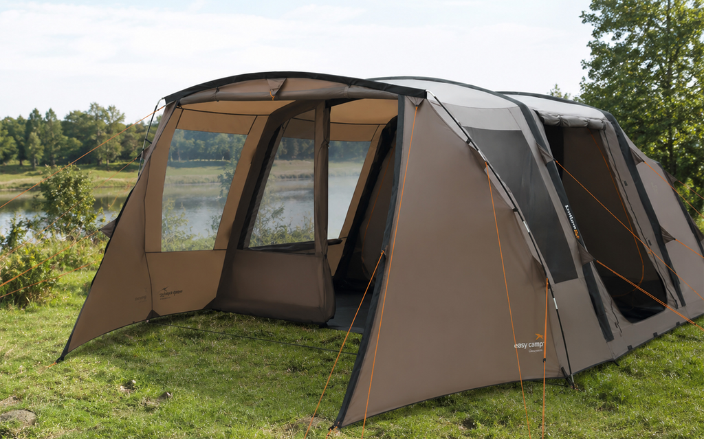 Oppblåsbart familietelt Kullen 6 Air 6 personer 3000 mm - Easy Camp sett forfra