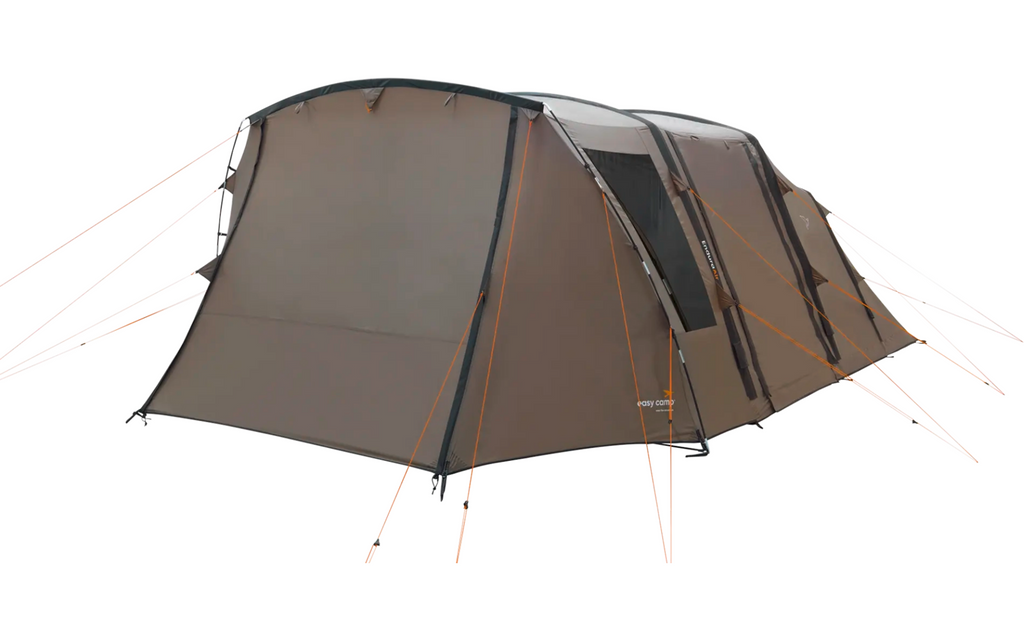 Oppblåsbart familietelt Kullen 6 Air 6 personer 3000 mm - Easy Camp, planløsning