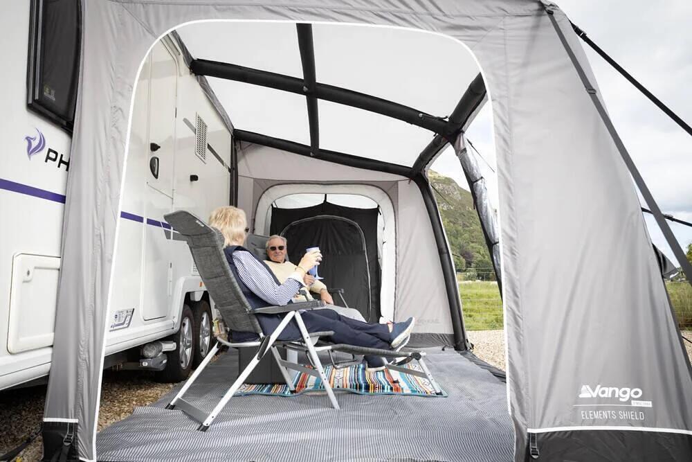 Oppblåsbart fortelt Balletto Air 390 Cloud Grey med medfølgende pumpe