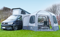 Oppblåsbart fortelt Hexaway II for campingbuss forfra