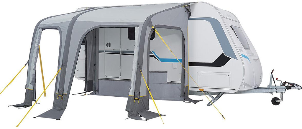 Baksiden av oppblåsbart fortelt Lima Aircamp rundt design 235-250 cm