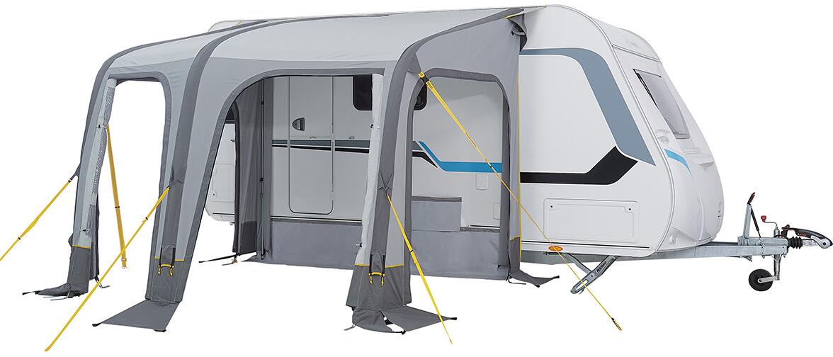 Baksiden av oppblåsbart fortelt Lima Aircamp rundt design 235-250 cm