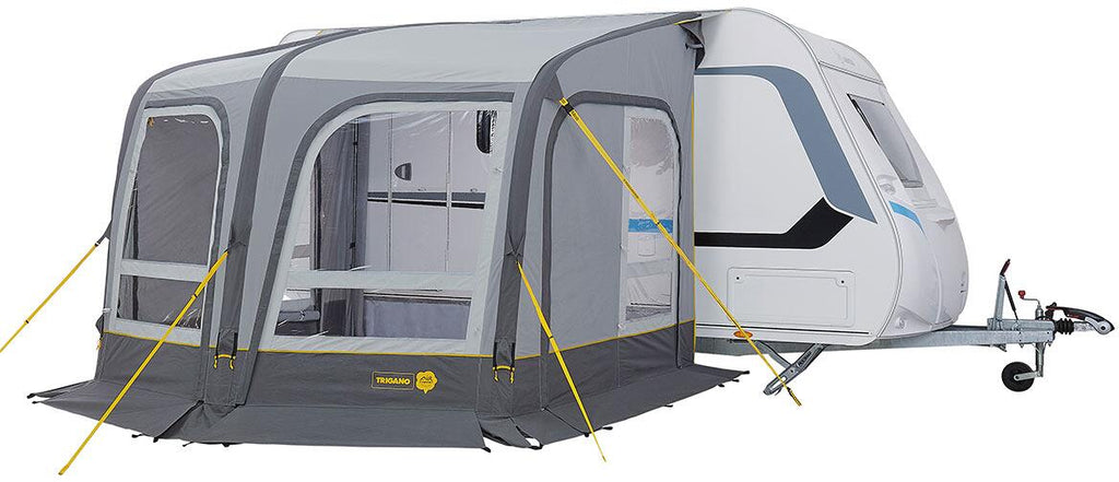 Oppblåsbart fortelt Lima Aircamp rundt design 235-250 cm forfra