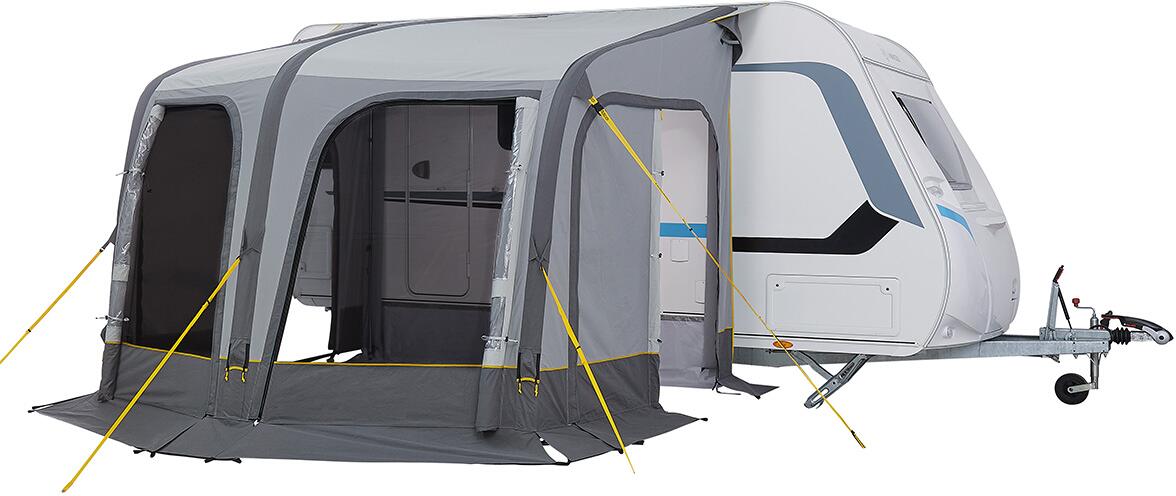 Detalj av materialet på oppblåsbart fortelt Lima Aircamp rundt design 235-250 cm