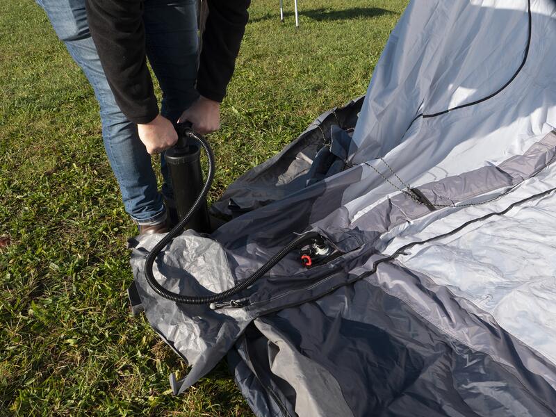 Oppblåsbart fortelt Marina High Air for bobil luftpumpe inkludert