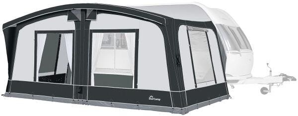 Oppblåsbart fortelt Octavia Air for campingvogn antrasitt bakside