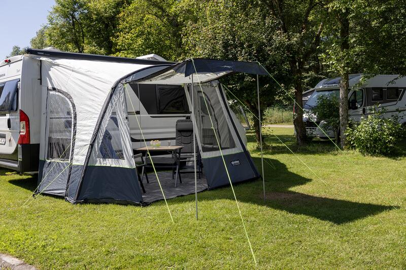 Nærbilde av stoff og keder på Oppblåsbart fortelt One Beam Air High 350x250 cm