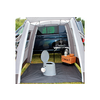 Oppblåsbart fortelt Outhouse Handi Low 200x200 cm - Outdoor Revolution montert på campingvogn