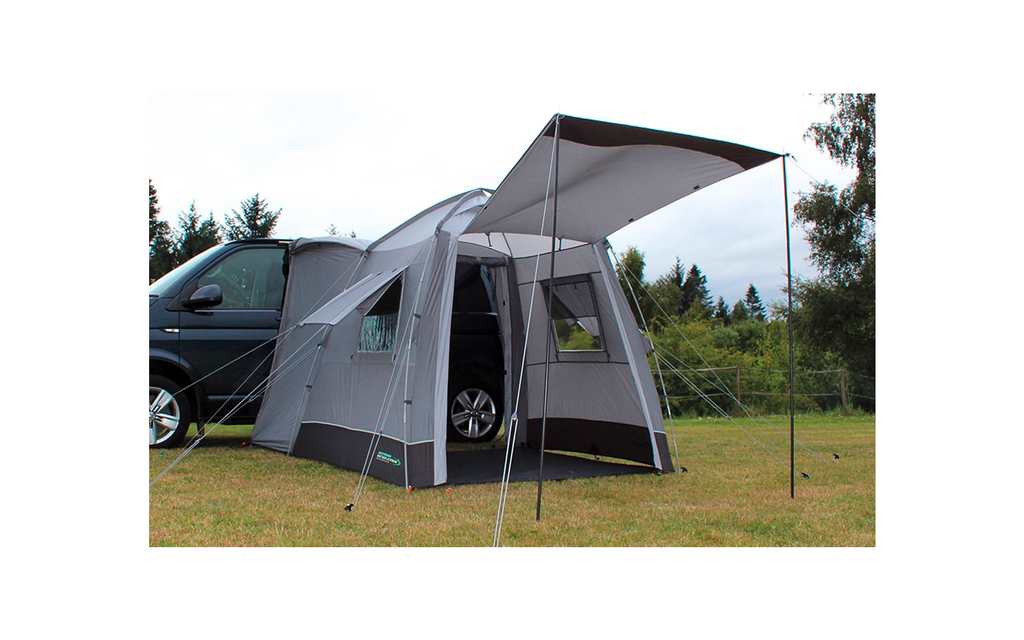 Oppblåsbart fortelt Outhouse Handi Low 200x200 cm - Outdoor Revolution under oppsetting