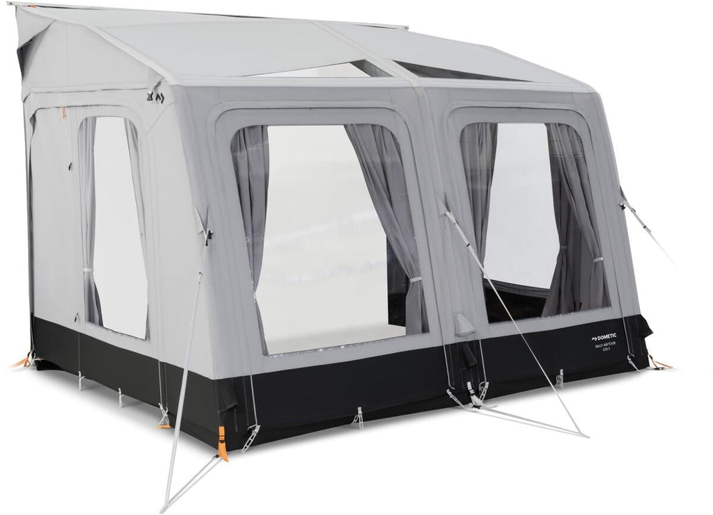 Baksiden av Oppblåsbart fortelt Rally AIR Tour med luftramme for campingvogn