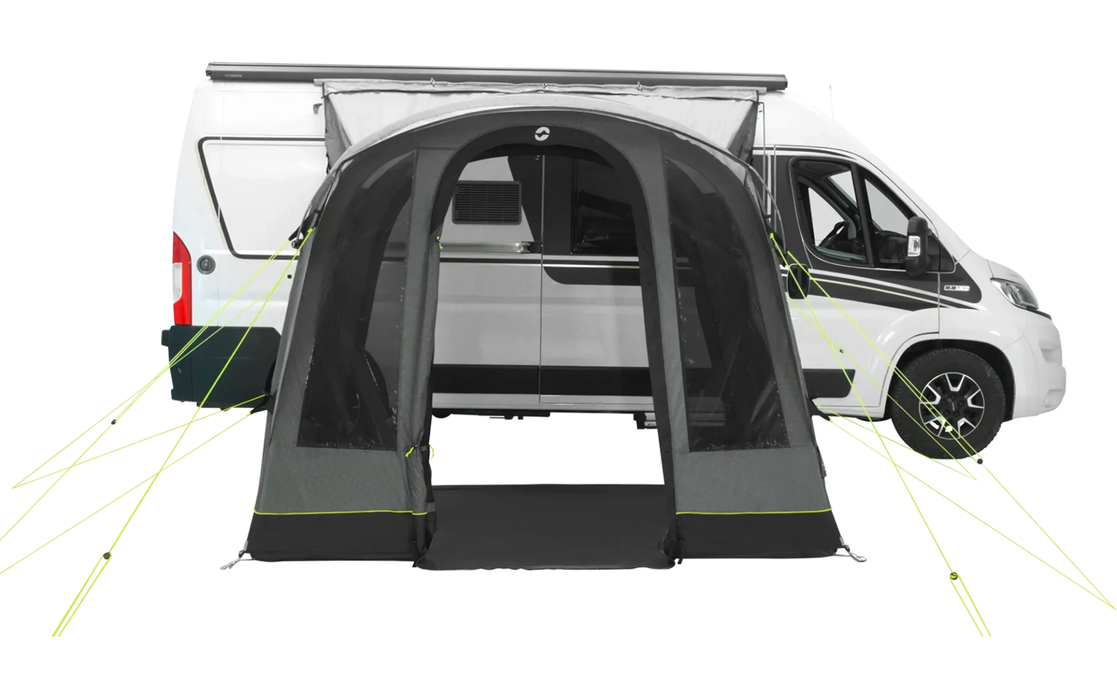 Montert Oppblåsbart fortelt Santa Monica Air Mid/Tall på campingbil