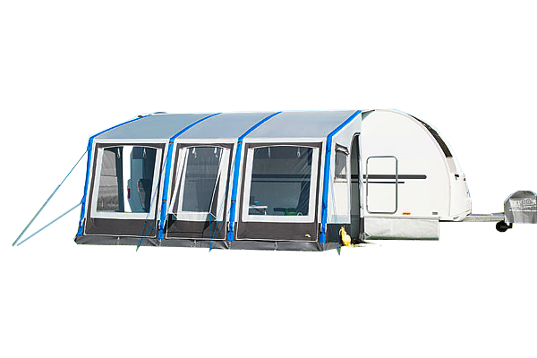 Oppblåsbart fortelt Space Air HQ 375x280 cm forfra