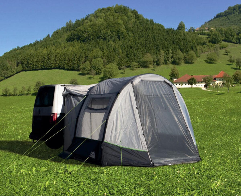 Oppblåsbart fortelt TOUR EASY AIR 300x270cm 14 kg - Reimo forfra