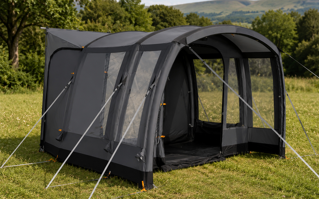 Oppblåsbart fortelt Traverse Air Mid, 300x295 cm - Kampa forfra
