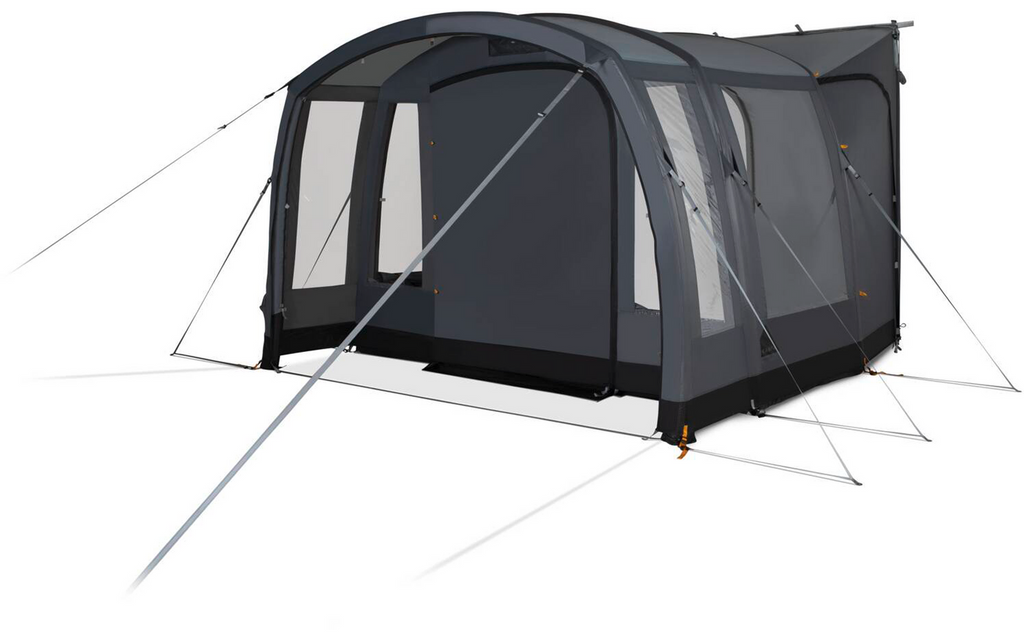 Montert Oppblåsbart fortelt Traverse Air Mid, 300x295 cm - Kampa på campingplass