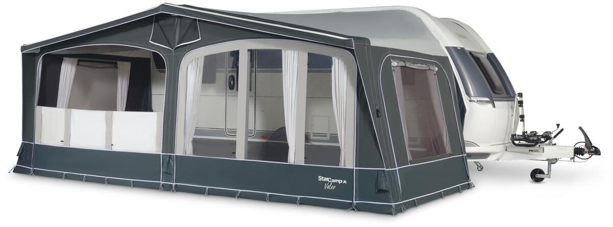 Oppblåsbart fortelt Valor Air 240 cm dyp 6000 mm vannsøyle detalj av stoff