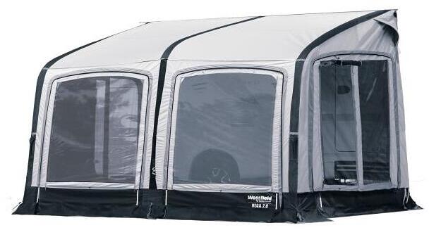 Oppblåsbart fortelt Vega 2.0 for bobil og campingvogn foran