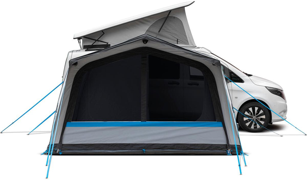 Oppblåsbart fortelt Wise A.I.R. TECH 380x280 cm myggnett bakside