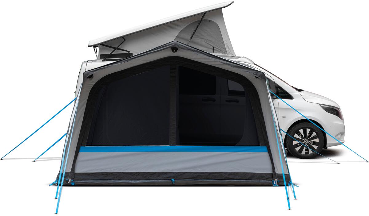 Oppblåsbart fortelt Wise A.I.R. TECH 380x280 cm myggnett bakside