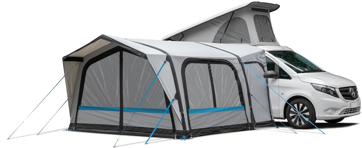 Oppblåsbart fortelt Wise A.I.R. TECH 380x280 cm myggnett front