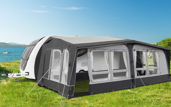 Oppblåsbart helårsfortelt Residence AIR All-Season 520x275 cm forfra