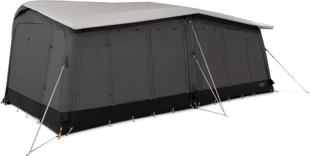 Detalj av oppblåsbart helfortelt Residence AIR Stay for campingvogn svart