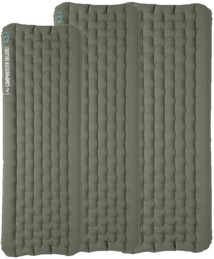 Oppblåsbart liggeunderlag Campmeister Deluxe 11cm R7 - Big Agnes forfra