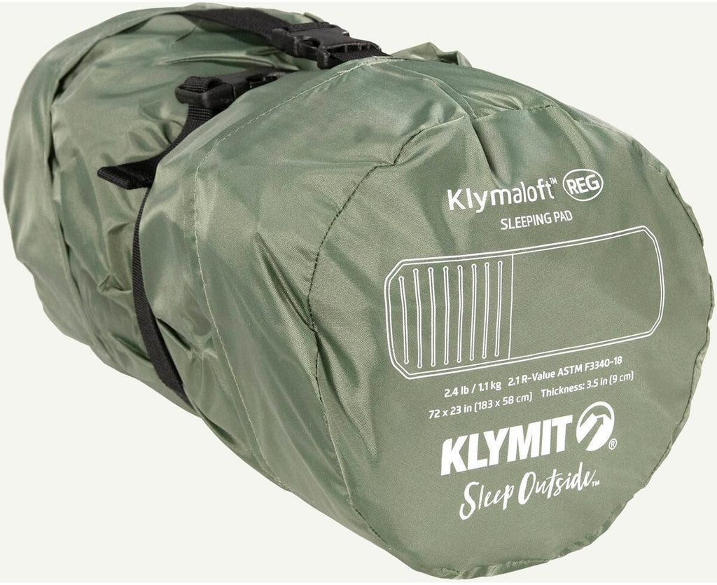 Oppblåsbart liggeunderlag Klymaloft bakside