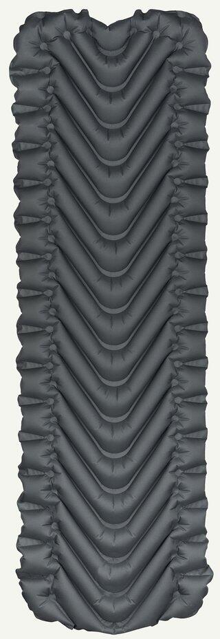 Oppblåsbart liggeunderlag Static V2 183x58x6cm lysegrønn sammenrullet