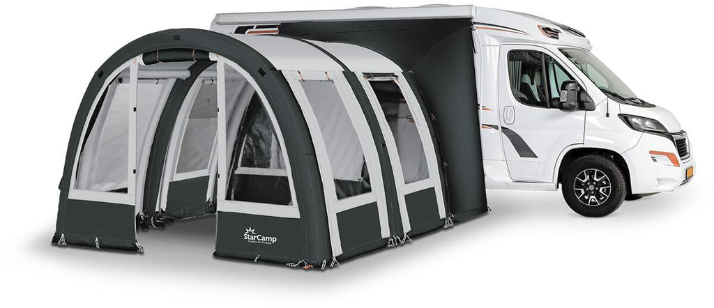 Forfra bilde av Oppblåsbart modulært fortelt Traveller Air 320x260 cm - StarCamp