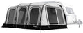 Oppblåsbart reisefortelt Ceres 265 cm dybde for campingvogn - Westfield forfra