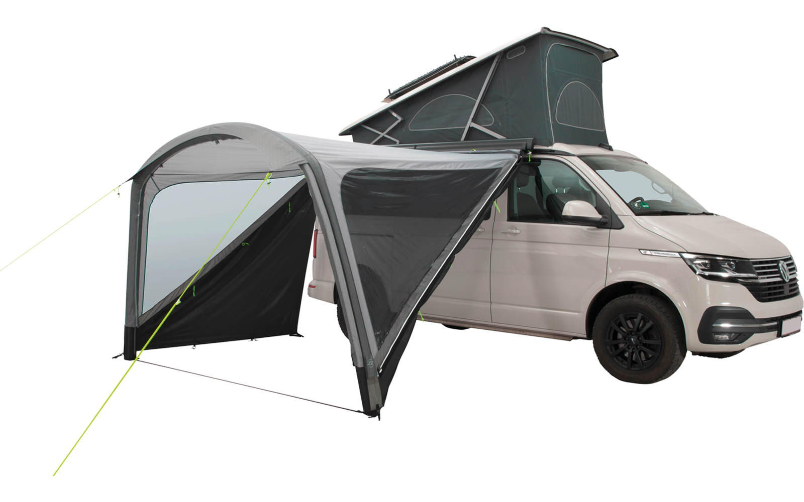 Detalj av luftslanger på Oppblåsbart solseil Touring Shelter Air 320x240 cm - Outwell
