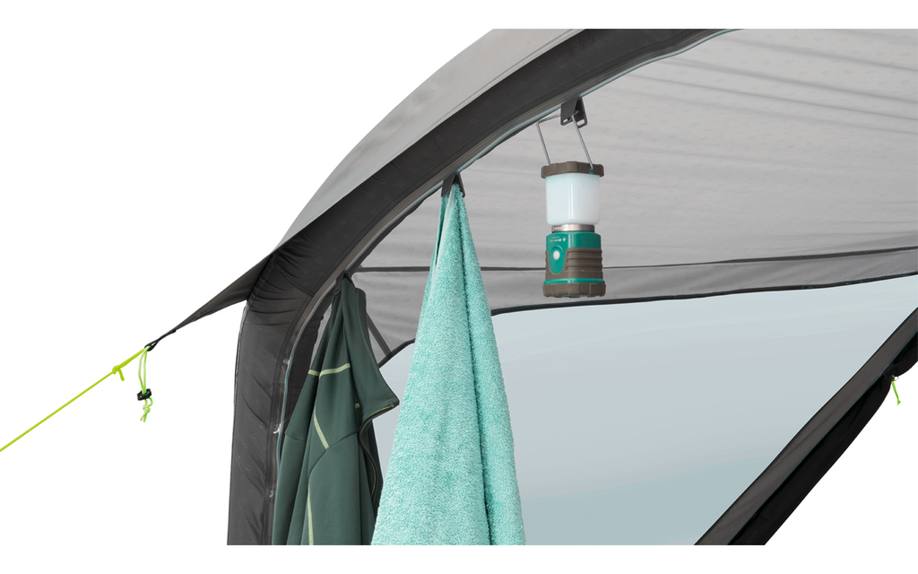 Nærbilde av materialet på Oppblåsbart solseil Touring Shelter Air 320x240 cm - Outwell