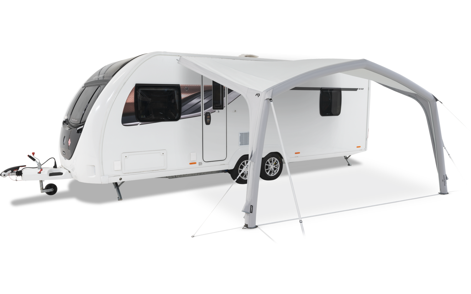 Detalj av Oppblåsbart soltak for campingvogn 300x255 cm - Dometic Sunshine Air Tour oppblåst ramme
