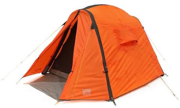 Oppblåsbart telt Classic Air 300 220x360cm 3-pers. oransje forfra